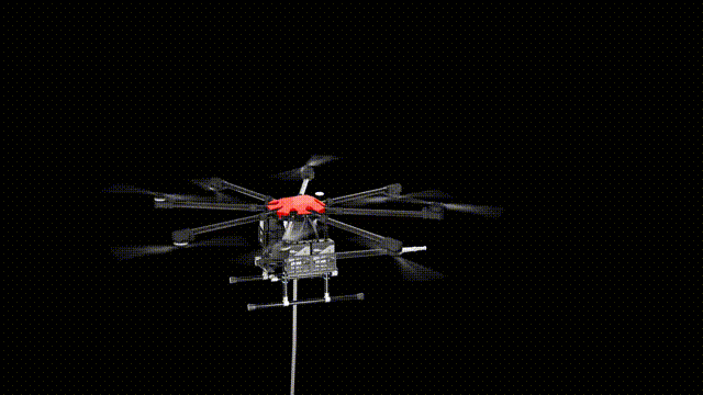 Firefighting Drone in Action